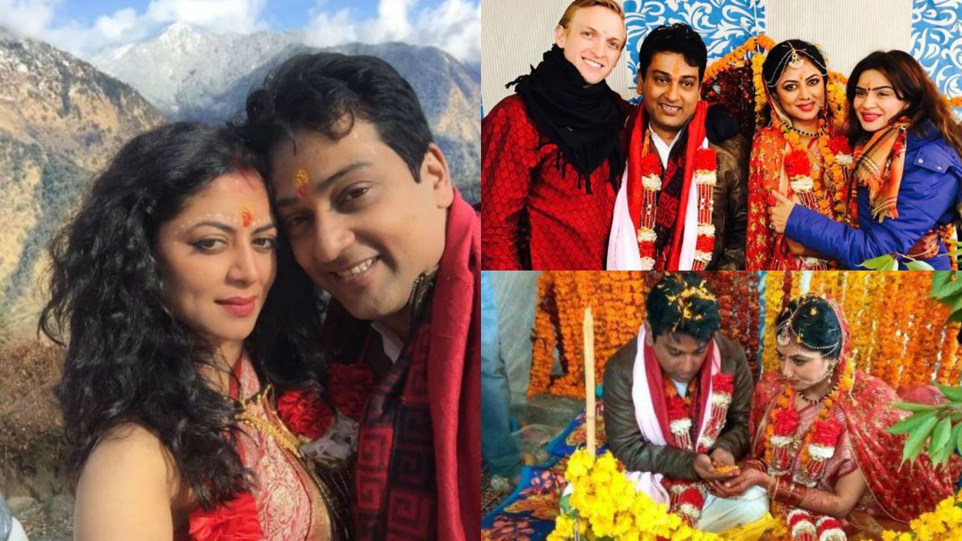 टीवी की चंद्रमुखी चौटाला यानी कविता कौशिक ने हिमालय में की शादी, देखिये तस्वीरें !
