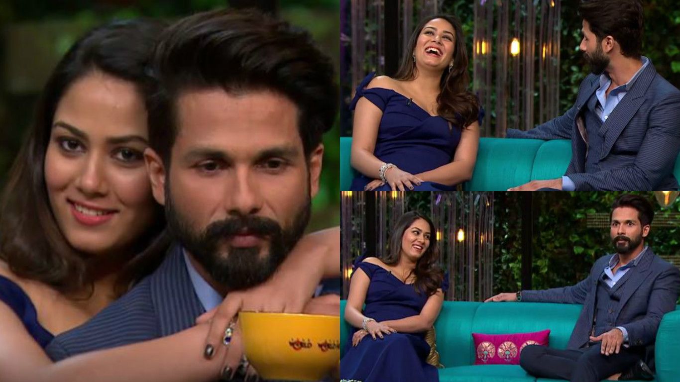 "There Are Too Many Clothes In Between"- Shahid Kapoor To Wifey Mira Rajput On The Koffee Couch!