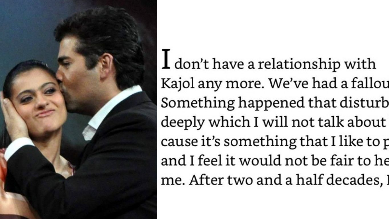 "She's Out of My Life." Karan Johar's Explosive Statement On His Broken Relationship With Kajol