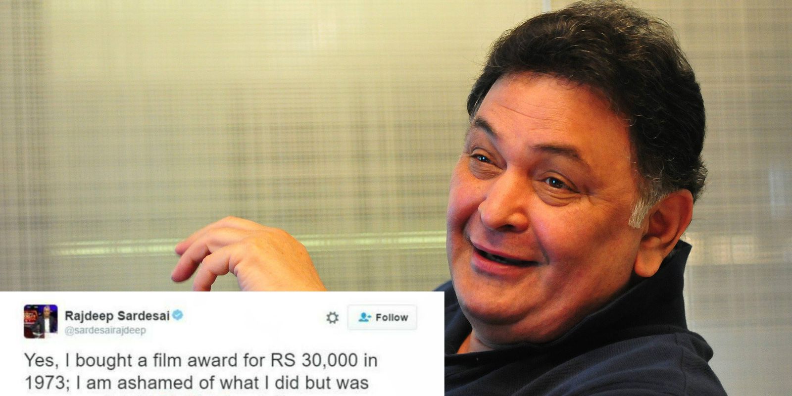 Rishi Kapoor Confesses That He BOUGHT The Best Actor Award For Bobby In 1973!
