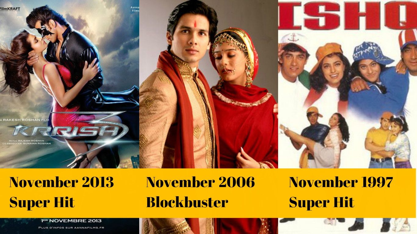 19 Bollywood Movies That Prove November Is The Month Of Blockbusters!