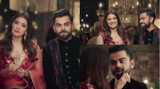 WATCH: Virat And Anushka Discuss Their Seven Wedding Vows In The Latest TVC For Manyavar!