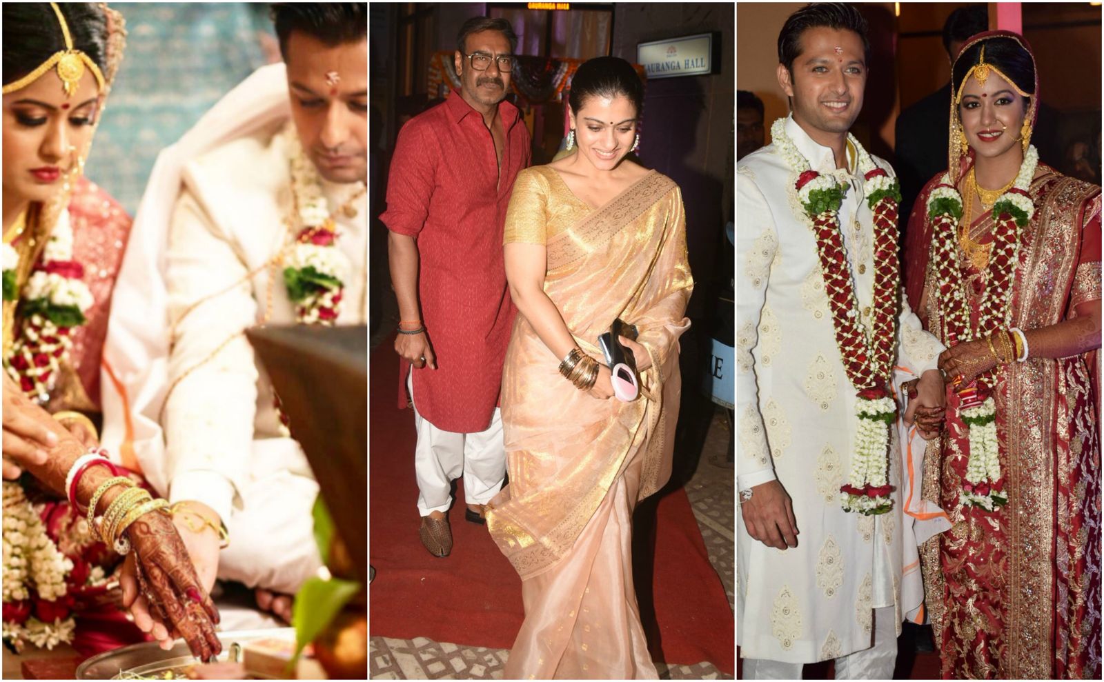 TV Actors Vatsal Sheth And Ishita Dutta Tie The Knot; Ajay Devgn, Kajol Spotted At The Ceremony!