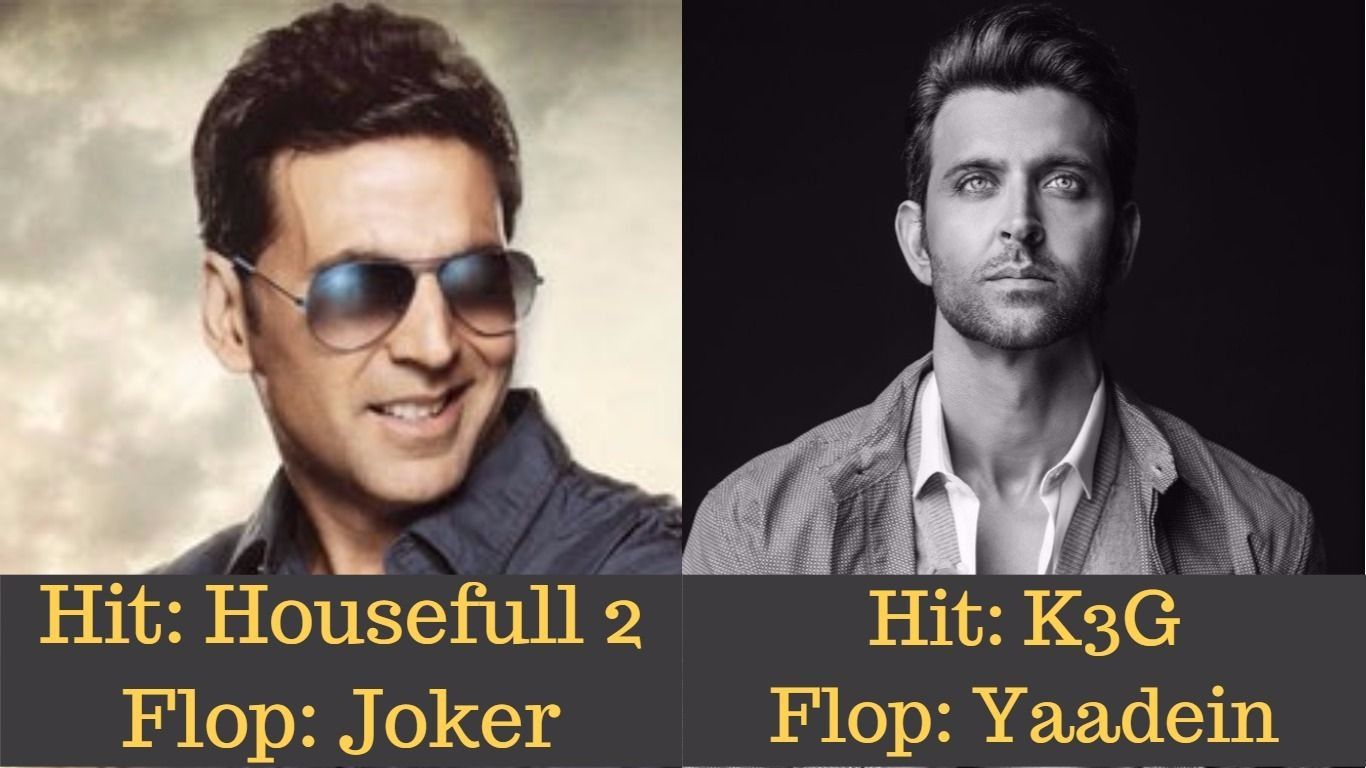 8 Popular Bollywood Actors Who Starred In A Hit And A Flop In The Same Year