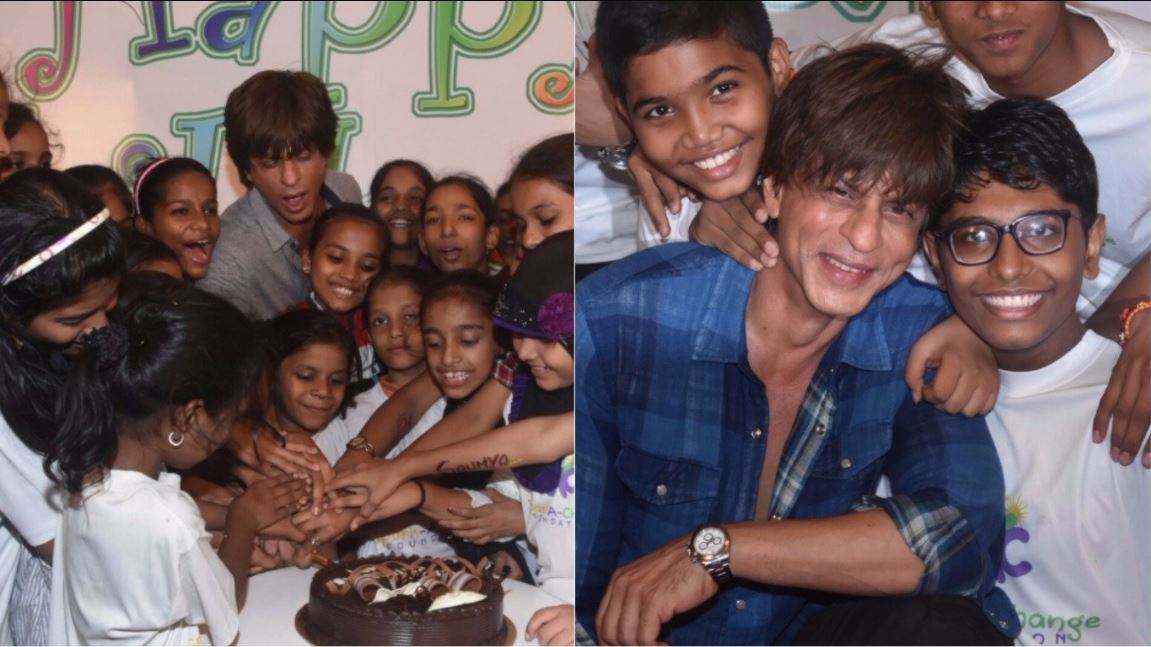 तस्वीरें : शाहरुख़ खान ने 100 से ज़्यादा बच्चों के साथ मनाया बाल दिवस !