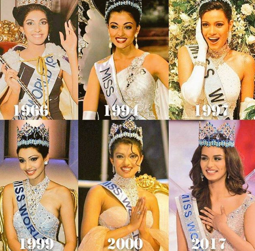 मानुषी से पहले इन भारतीय मॉडल्स ने जीता था मिस वर्ल्ड का ख़िताब !