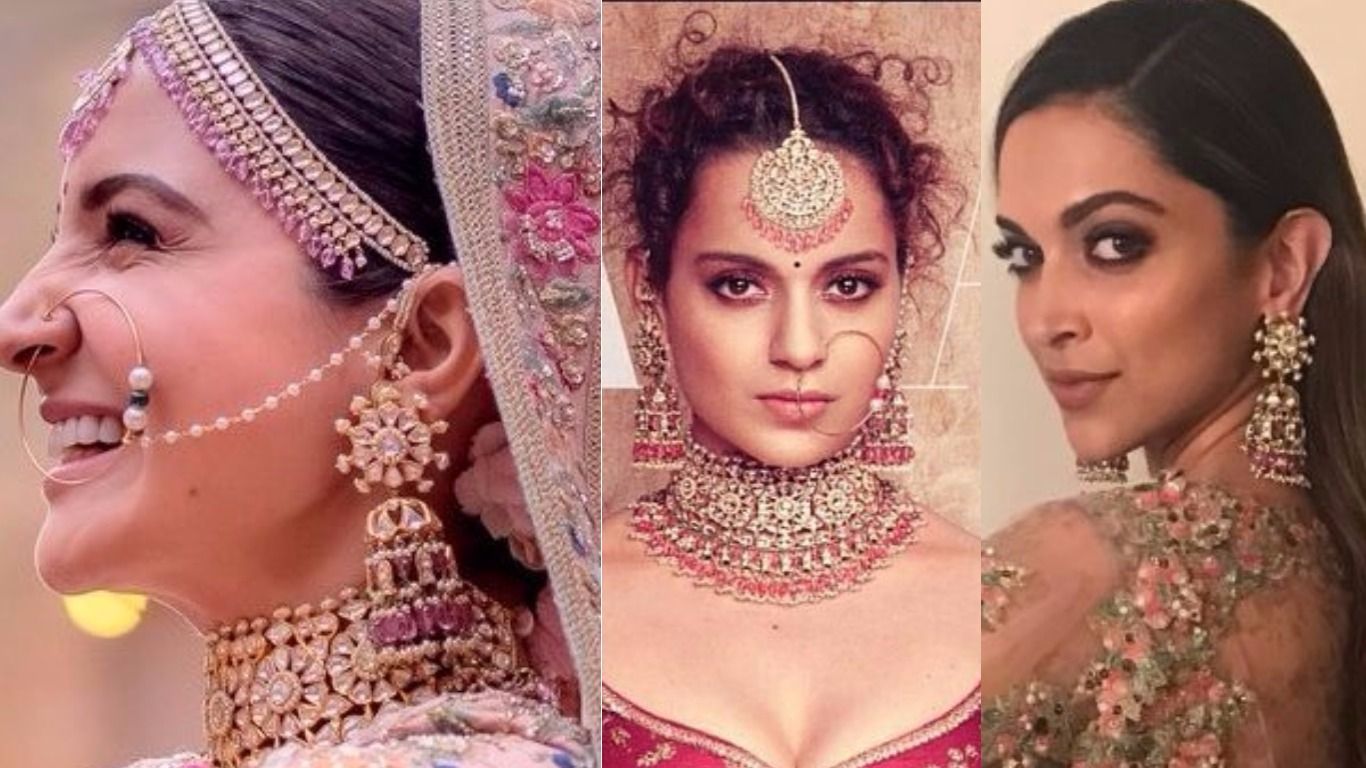 Deepika & Kangana Have Already Worn The Same Jewels That Anushka Sharma Wore At Her Wedding