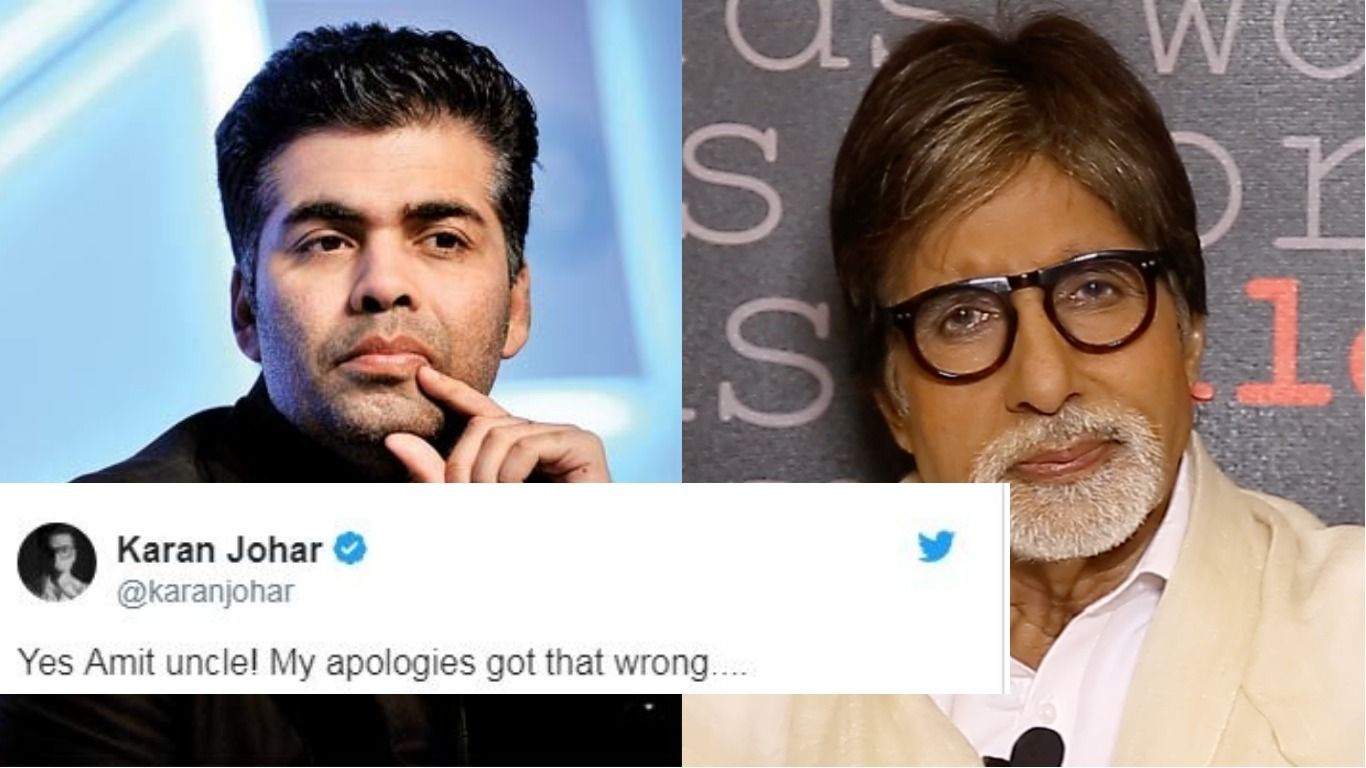 Here's How Amitabh Bachchan Scolded Karan Johar For Getting His Fact Wrong!
