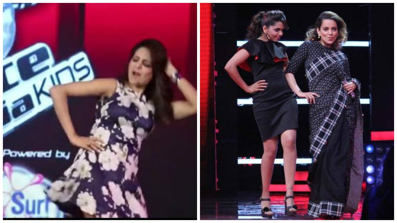 Watch: Here's The Truth About Kangana's Desire To Slap Host Sugandha Mishra On The Voice India!