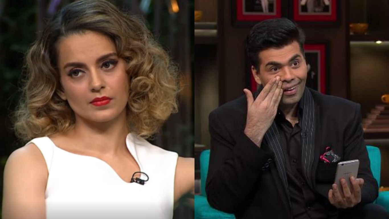 9 Times Kangana Owned The Couch And Roasted Karan On His Own Show!