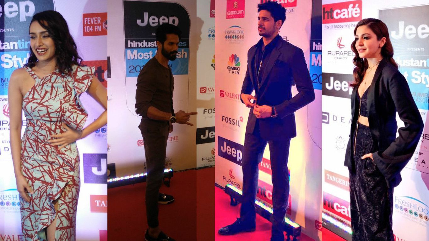 In Pics - Red Carpet Celebs Sizzle - HT Most Stylish 2017