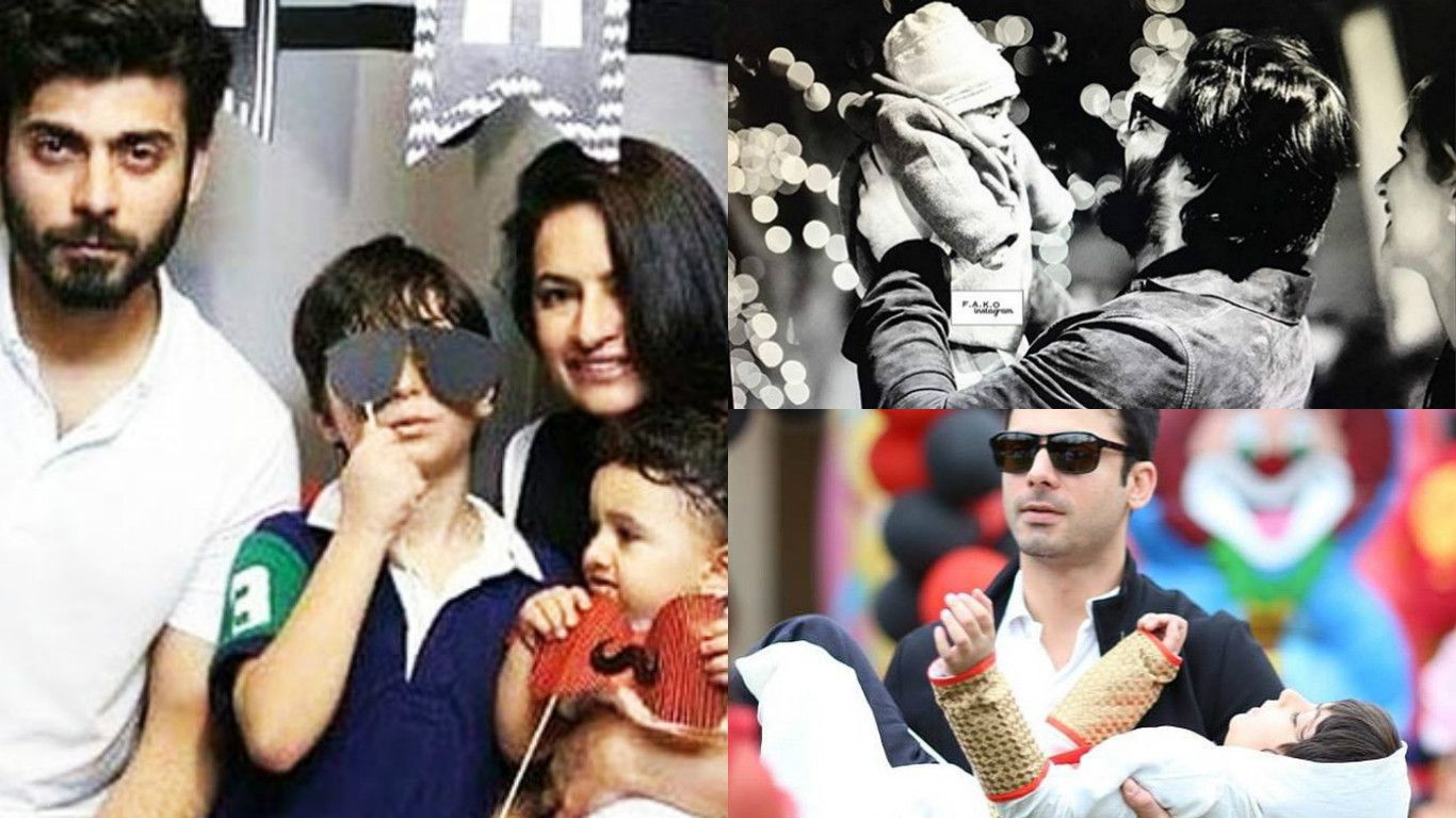 10 Pictures Of Fawad Khan With His Kids That Prove He Is The Hottest Dad Around