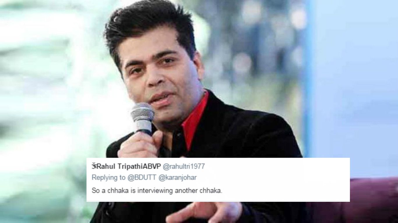 Karan Johar Demolishes A Hater's Tweet For Calling Him A Chhakka 'Eunuch' 