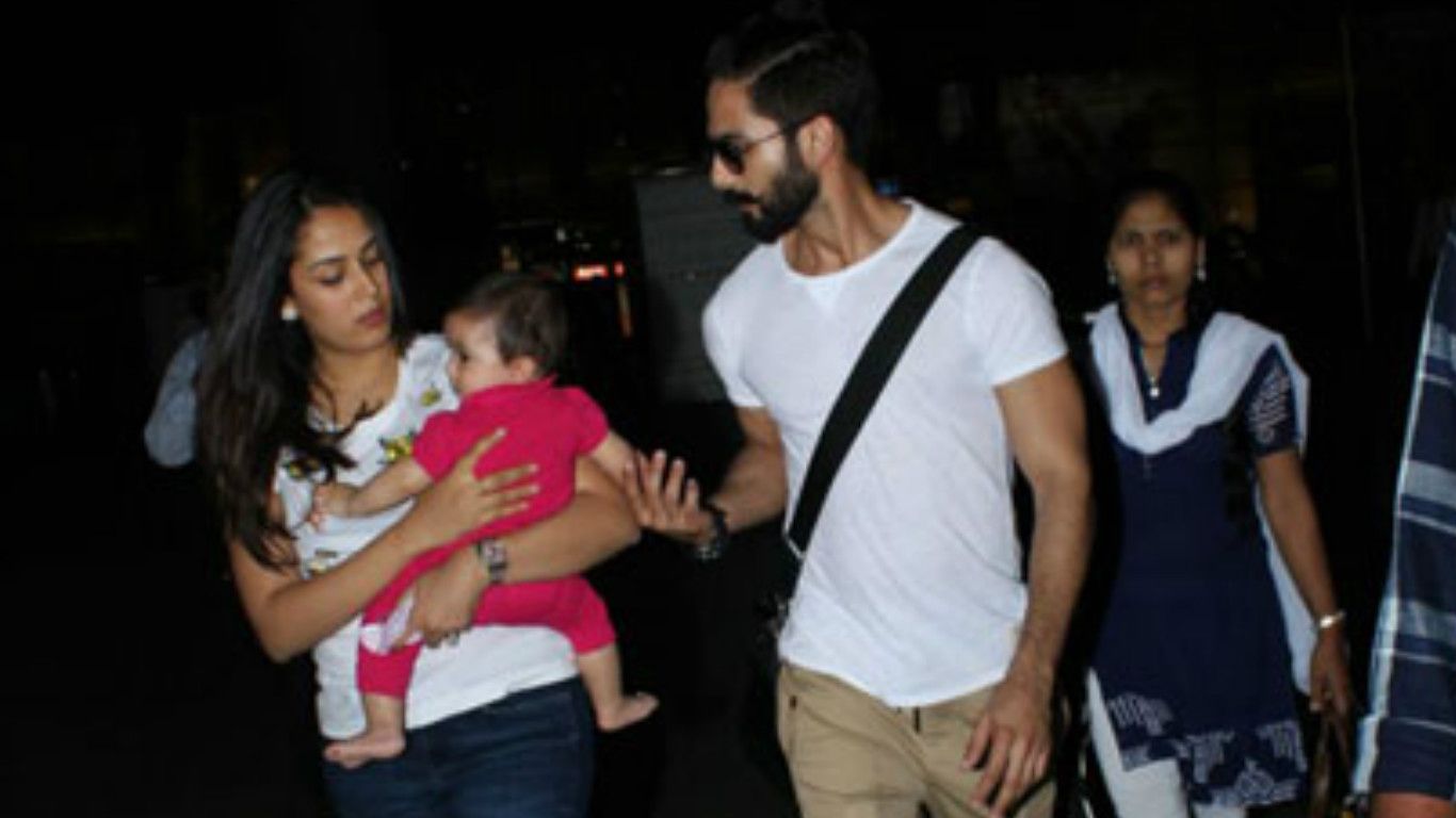 View Pics: Shahid, Mira And Misha Got Clicked Together And They Are Officialy Bollywood's Most Adorable Family