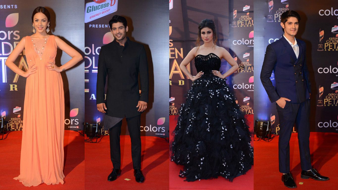 In Pictures: TV Actors Dazzle At The Red Carpet Of Colors Golden Petal Awards 2017!