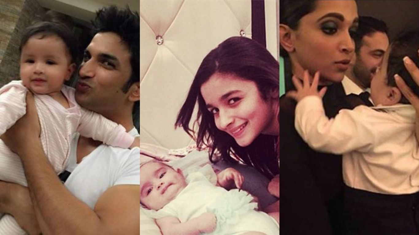 The Pictures Of Popular Bollywood Singletons Posing With These Little Ones Will Brighten Up Your Day!