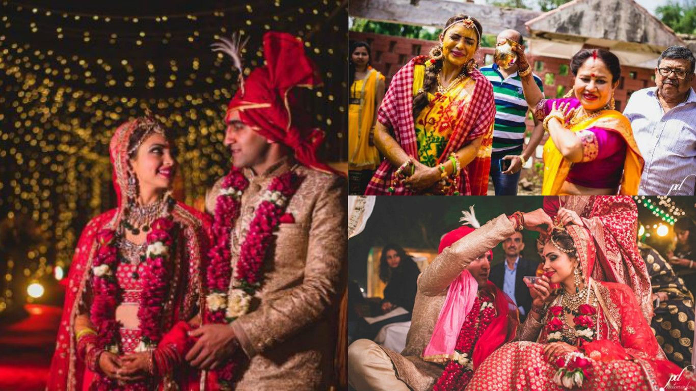 These Pictures From TV Actress And Ex-Roadies Pooja Banerjee's Wedding Album Looks So Dreamy!