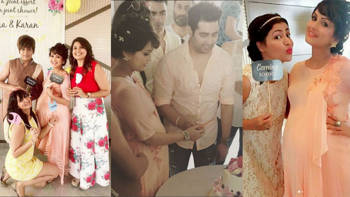 Karan Mehra's Wife Nisha Rawal Looks Radiant And Super Happy In Her Baby Shower Pictures!