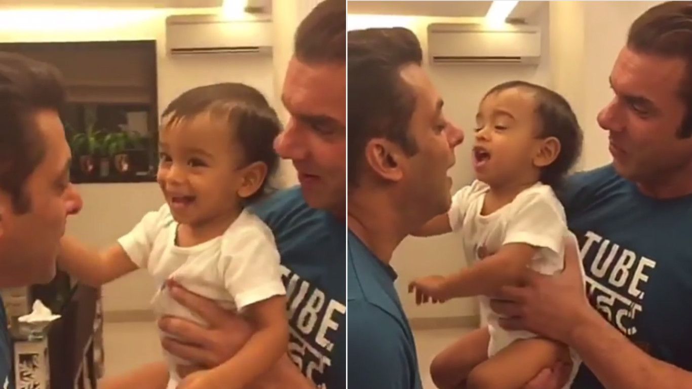 WATCH: Proof That Only Ahil Can Dare To Wrestle With Salman Khan 
