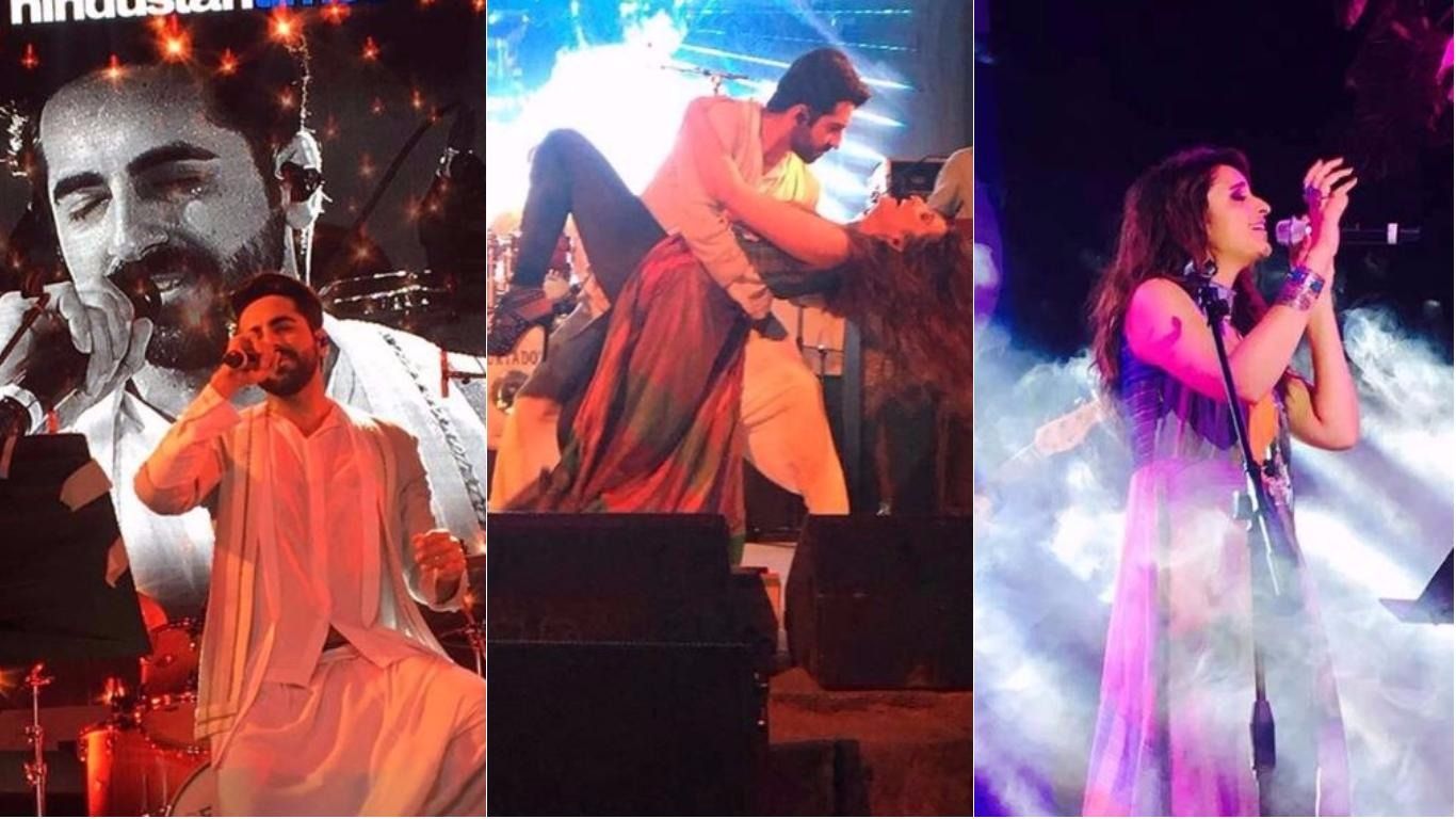Parineeti Chopra And Ayushmann Khurrana Mesmerize The Audience At The Meri Pyari Bindu Concert!
