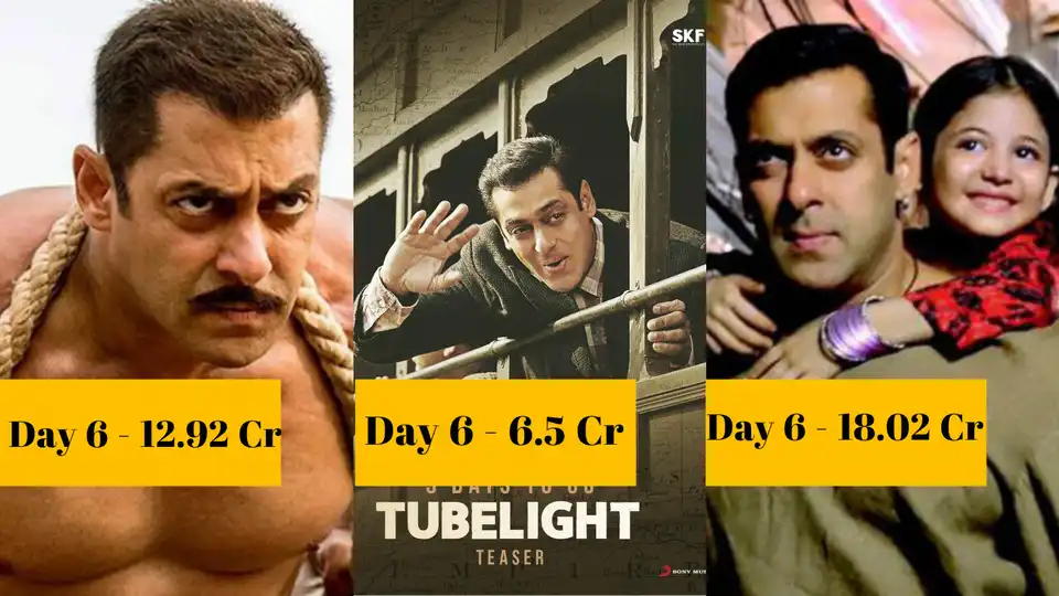 Tubelight Vs Sultan Vs Bajrangi Bhaijaan: Day Wise Box Office Comparison