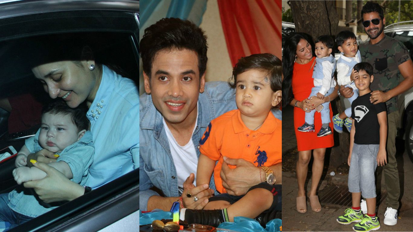 In Pictures: Taimur Ali Khan Became The Cutest Tiny Guest At Tusshar Kapoor's Son Lakshya's Birthday!