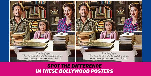 If You Are Able To Spot The Difference In These Movie Posters Then You Are The Ultimate Bollywood Freak!