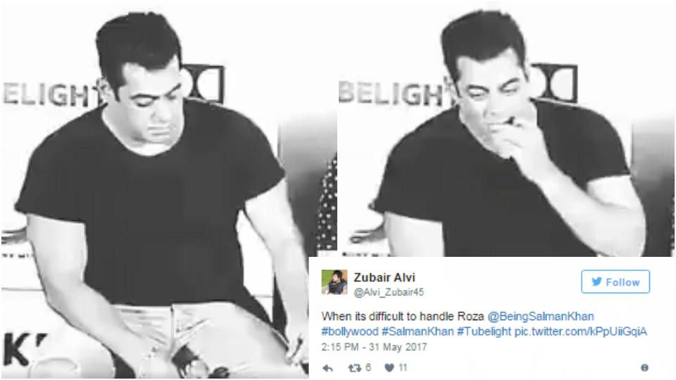 WATCH: Salman Khan Felt So Hungry While Promoting Tubelight That He Started Eating His Own Pants!