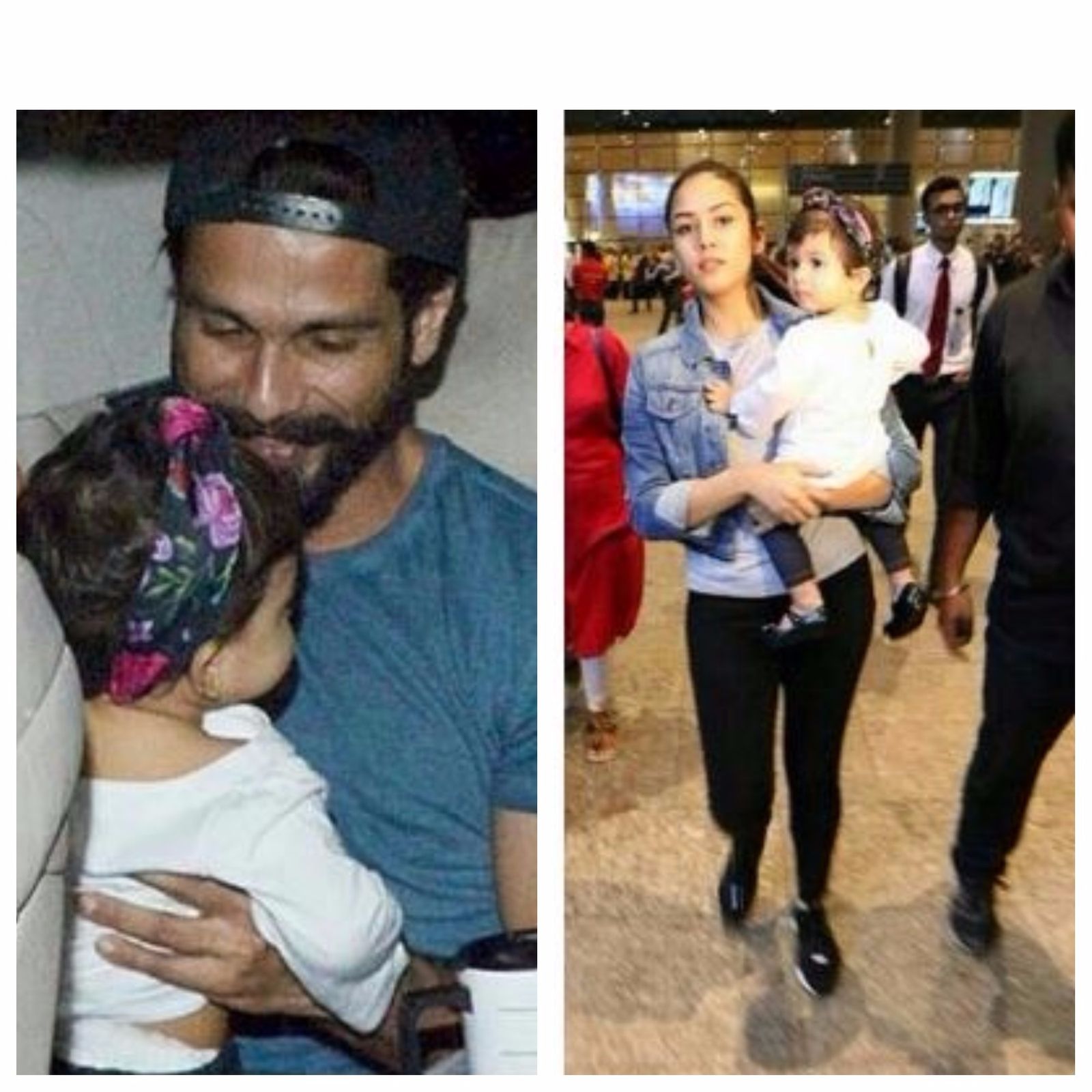 PICS: See The Excitement In Shahid's Eyes As He Picks Up Misha And Mira From The Airport