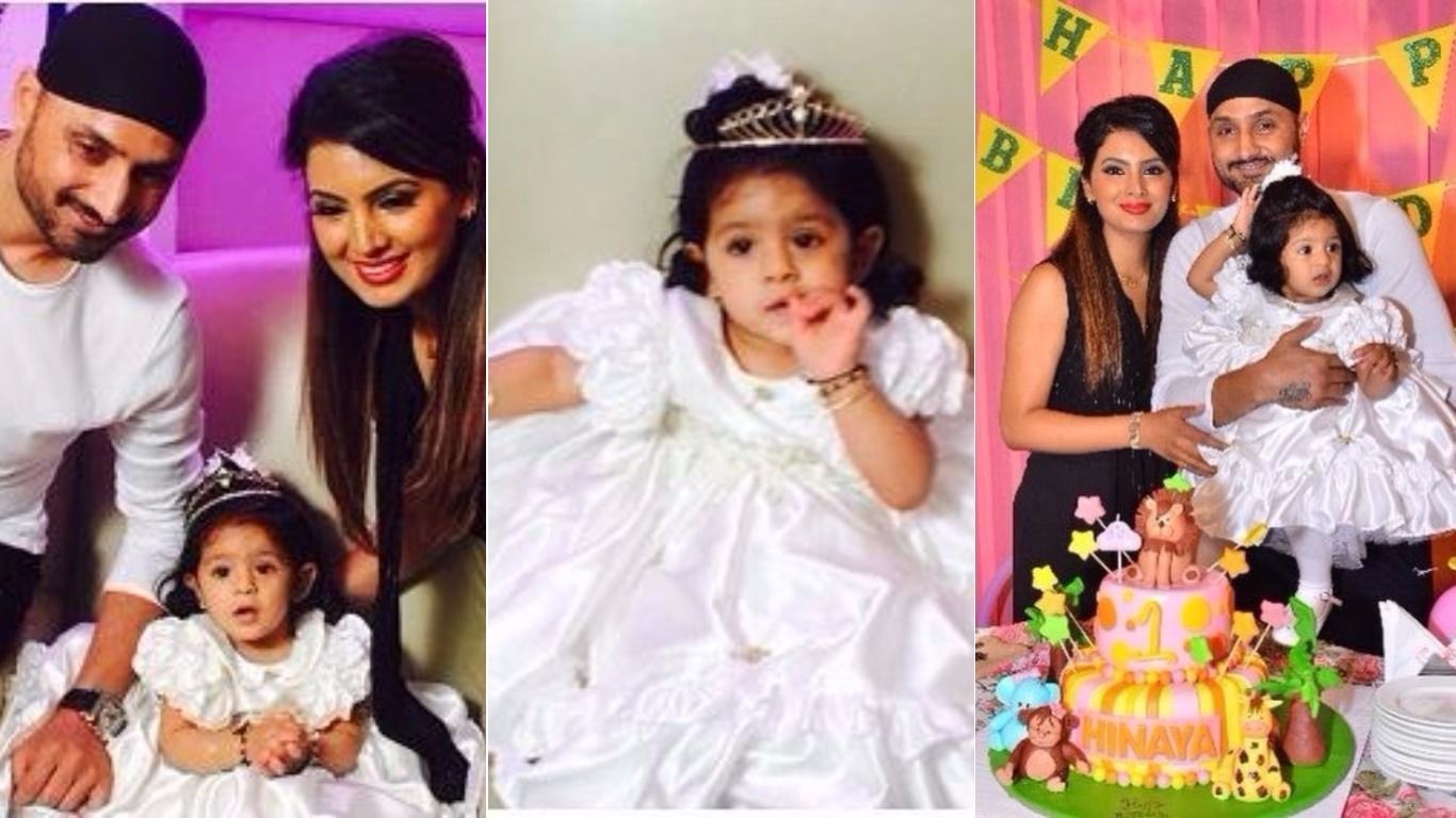Here's How Harbajan Singh And Geeta Basra's Daughter Hinaya Celebrated Her 1st Birthday!