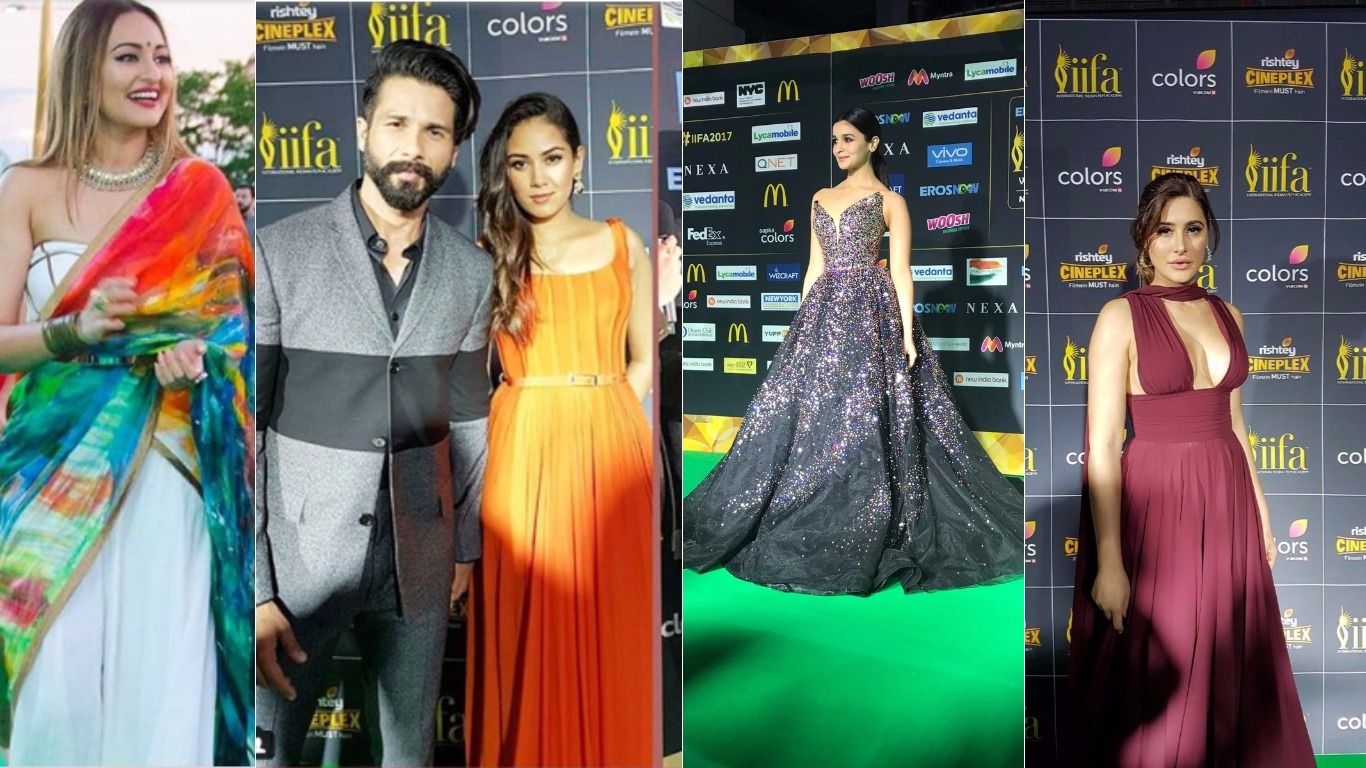 In Pictures: Bollywood Stars Dazzle On The Green Carpet At IIFA Awards 2017 Main Event 