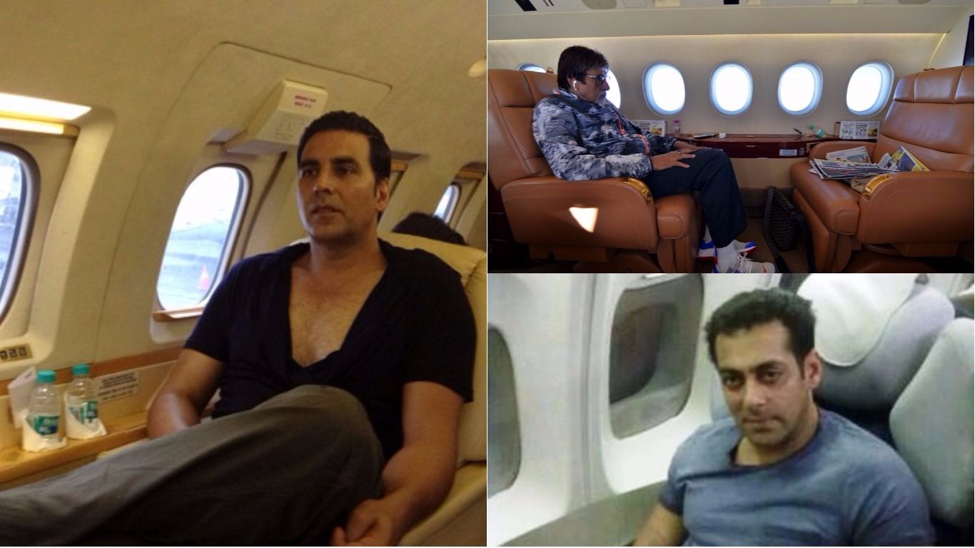 Pictures: Inside The Private Jets Of Bollywood & Hollywood  Celebrities 