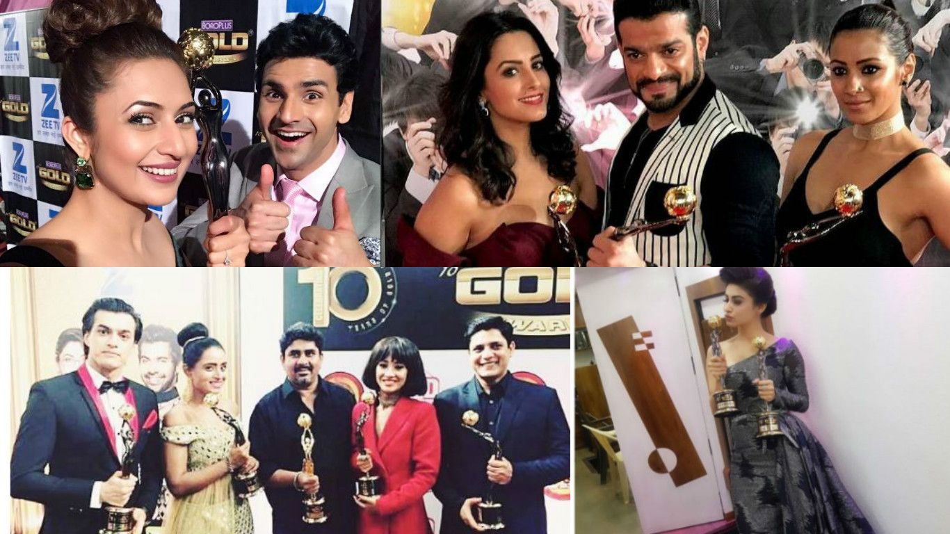 In Pictures: TV Celebs Sizzle In Gold Awards 2017!
