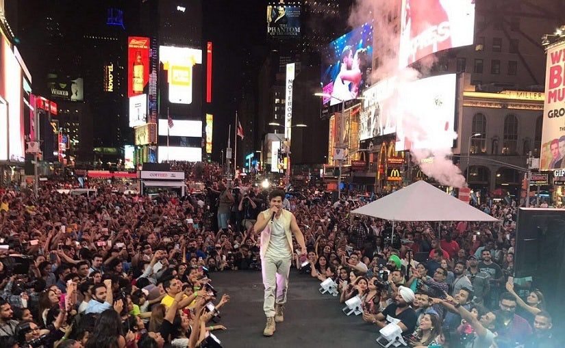 WATCH: Varun Dhawan Makes Times Square Groove To Tamma Tamma And Badri Ki Dulhania!