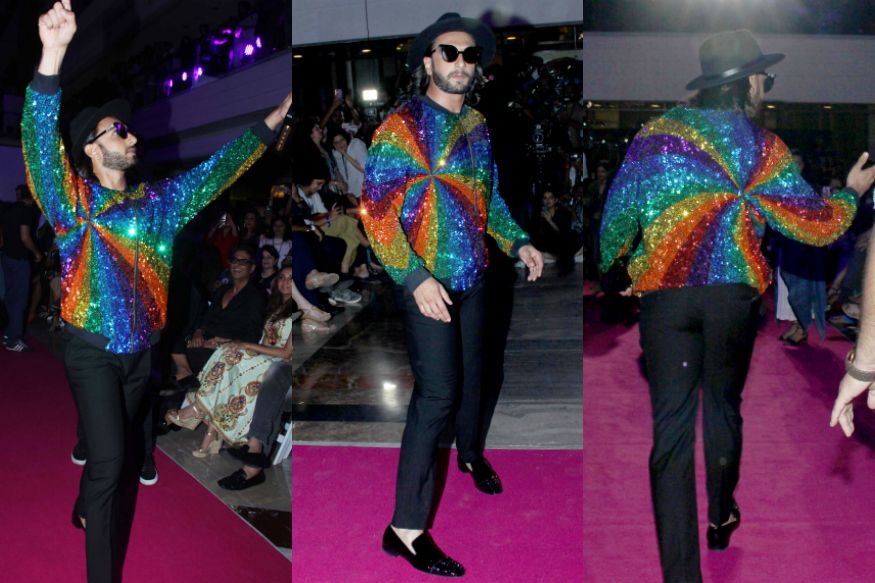 Ranveer 'Rainbow' Singh Steals The Show With His Quirky Appearance Yet Again!