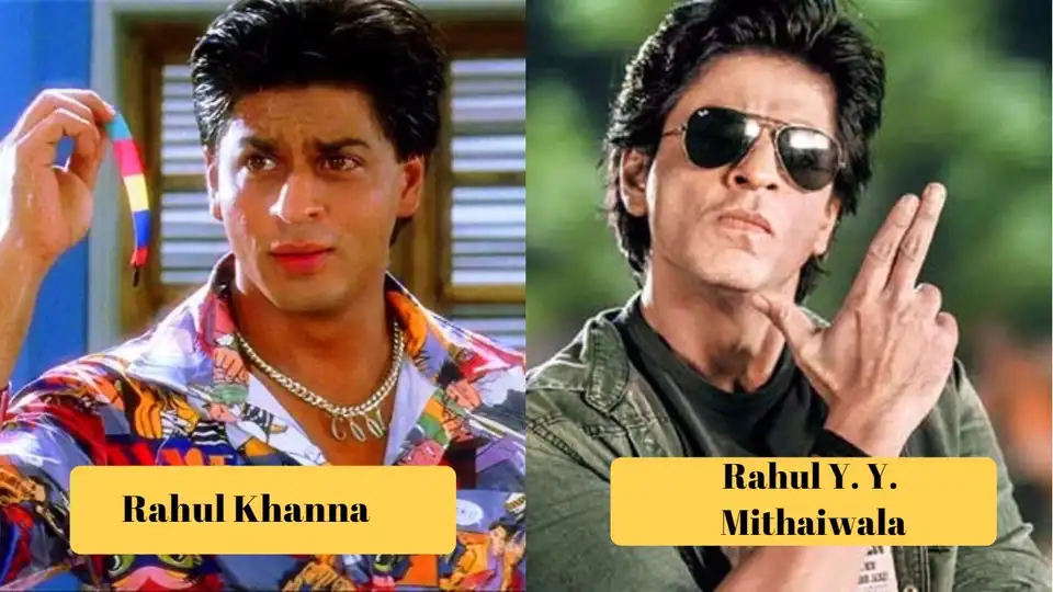 8 Bollywood Films In Which Shah Rukh Khan's Onscreen Name Was Rahul! 