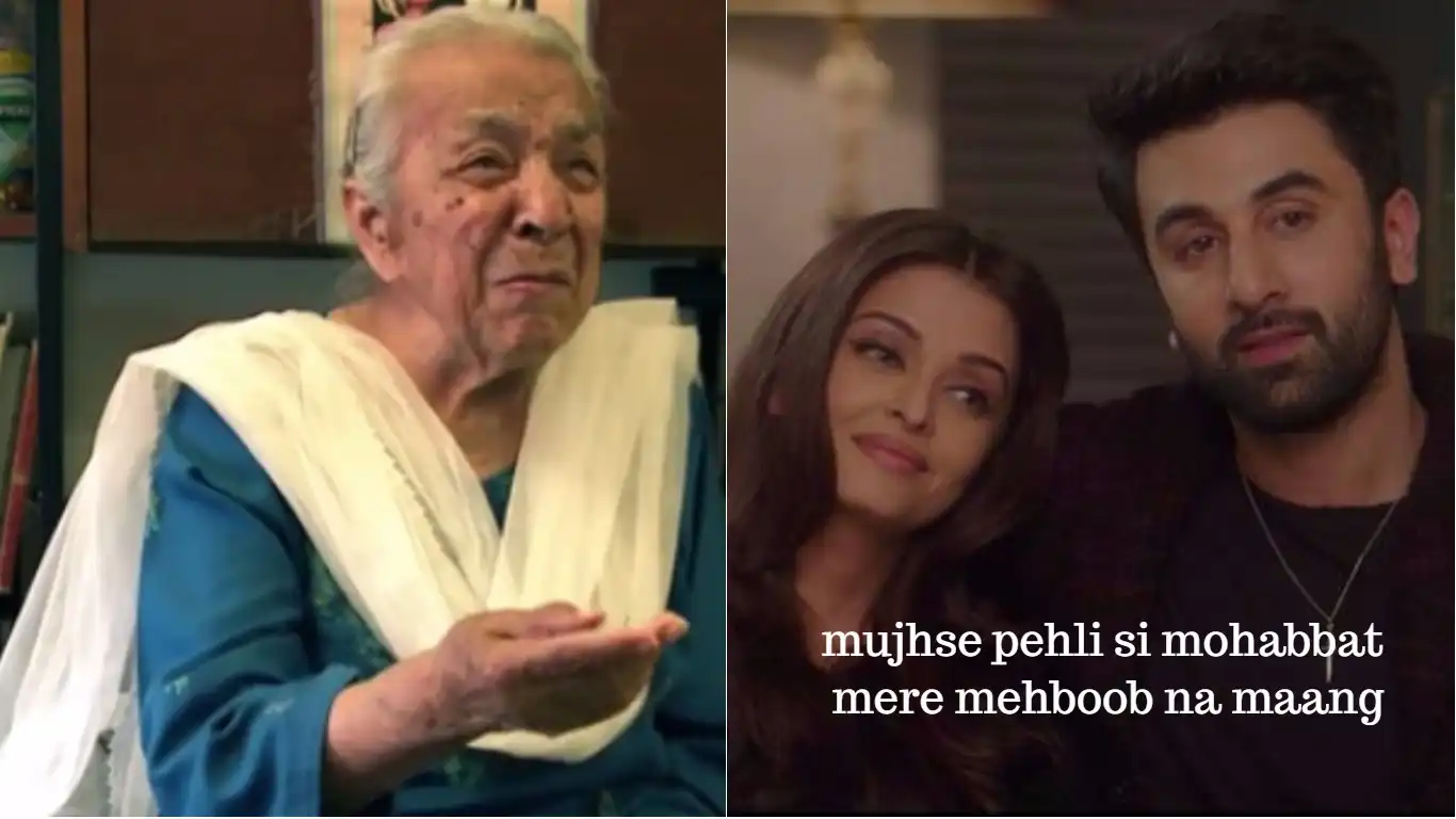 This Old Video Of Zohra Sehgal Reciting Aishwarya's Dialogue From Ae Dil Hai Mushkil Is GOLD! 