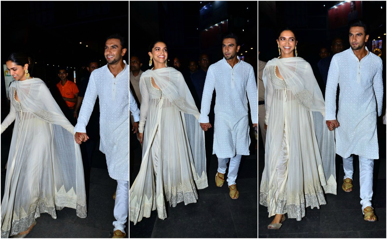 Deepika Padukone And Ranveer Singh Make Their Relationship Official As They're Spotted Hand-In-Hand At Padmaavat's Screening!