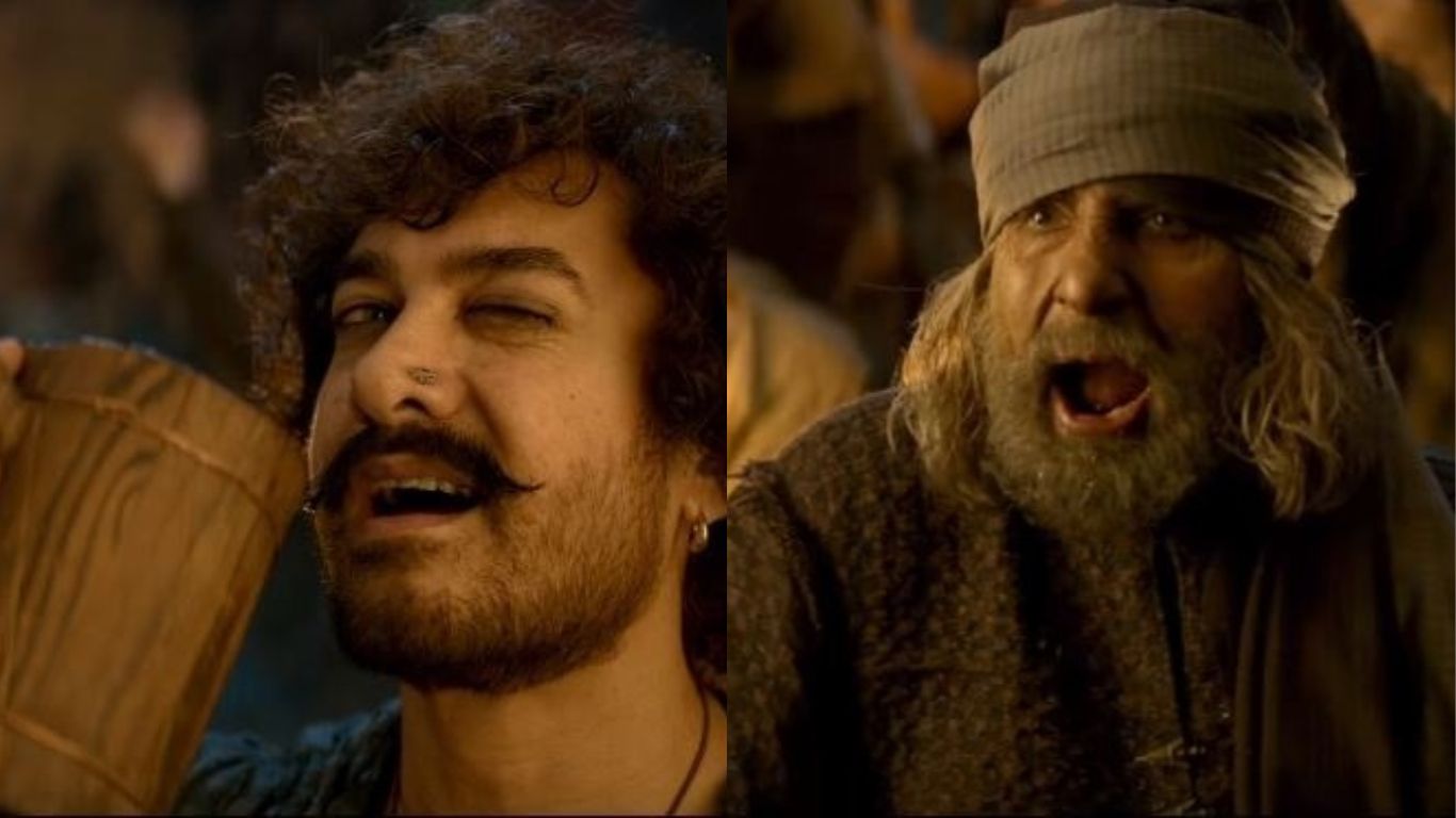 'ठग्स ऑफ़ हिन्दोस्तान' के गाने 'वशमल्ले' में ज़ोरदार है आमिर खान और अमिताभ बच्चन की केमिस्ट्री !