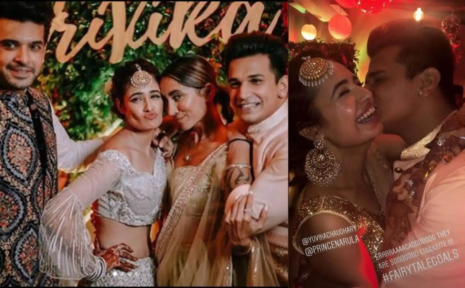 Prince Narula And Yuvika Chaudhary's Sangeet And Cocktail Party Was A Star-Studded Affair!
