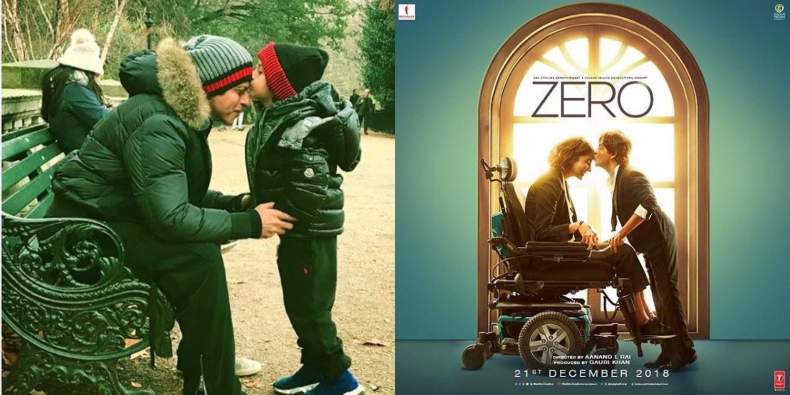 SRK And AbRam Recreate The Poster Of Zero And We Are Already Melting!