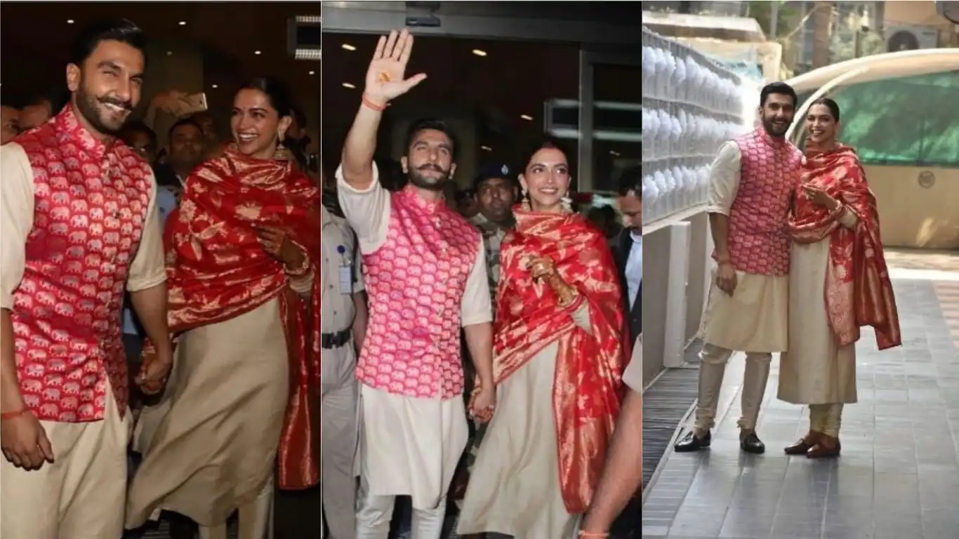 IN PICTURES: Deepika And Ranveer Singh Melt Our Heart As They Reach Mumbai Post Their Wedding
