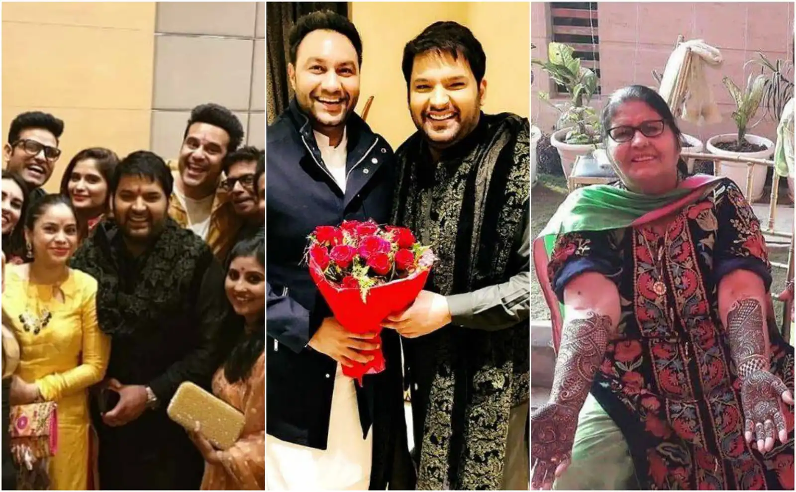Kapil Sharma Looks Like A Happy Groom With Friends And Family On The Way To His Wedding