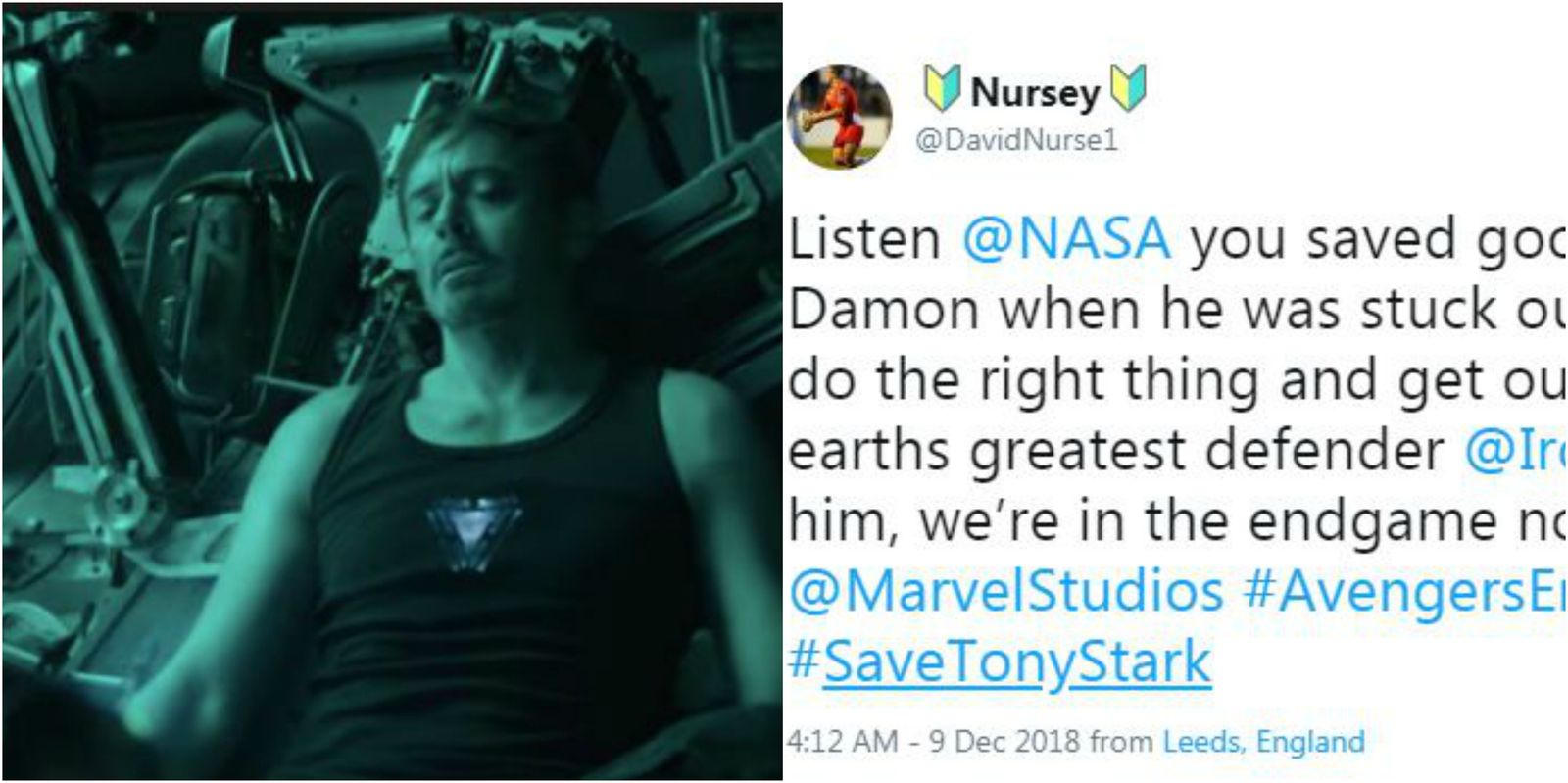 Avengers Fans Go Crazy On Twitter As They Request NASA To Save Tony Stark