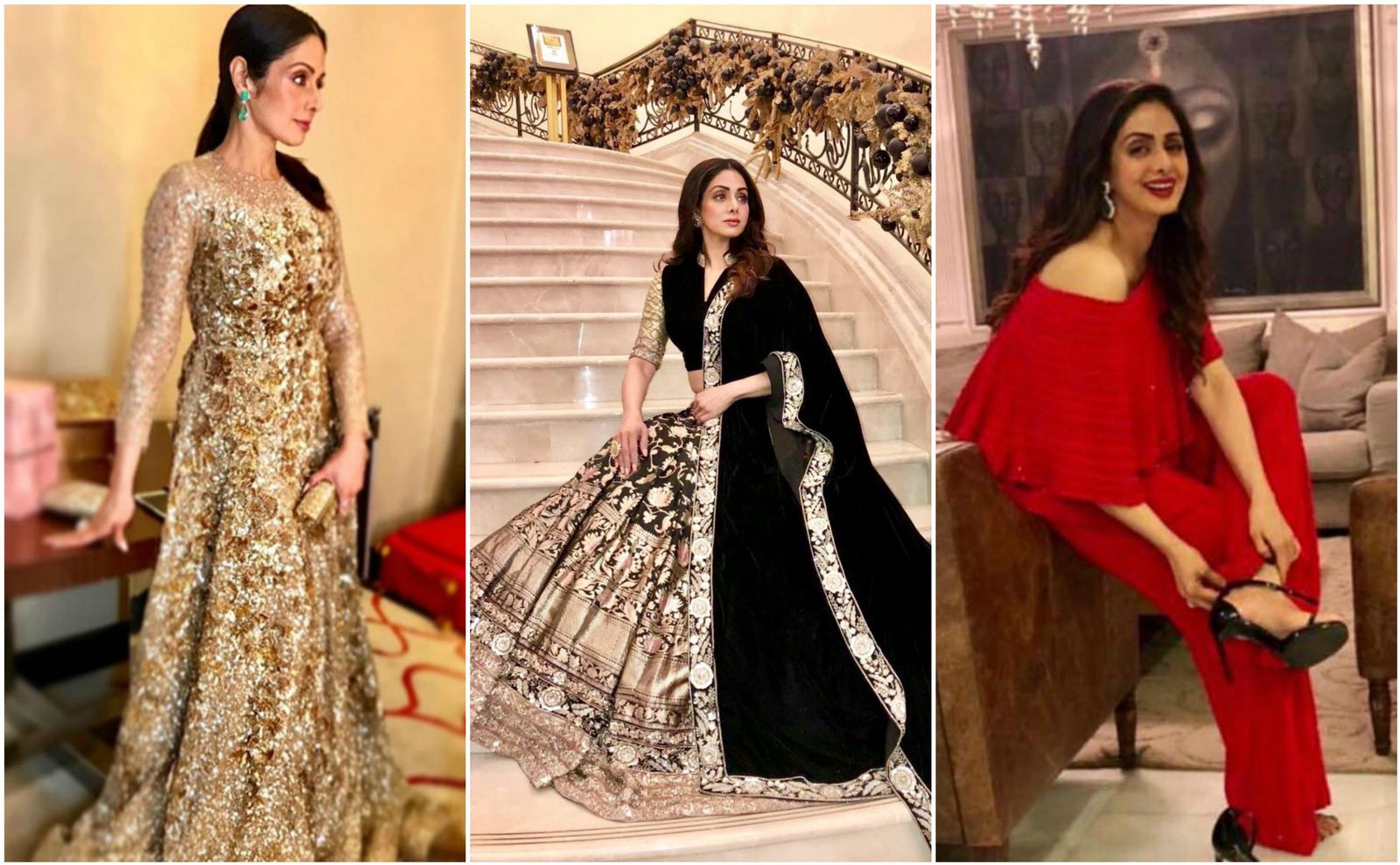Looking Back At Some Of Sridevi's Memorable Fashion Moments To Celebrate The Timeless Icon!