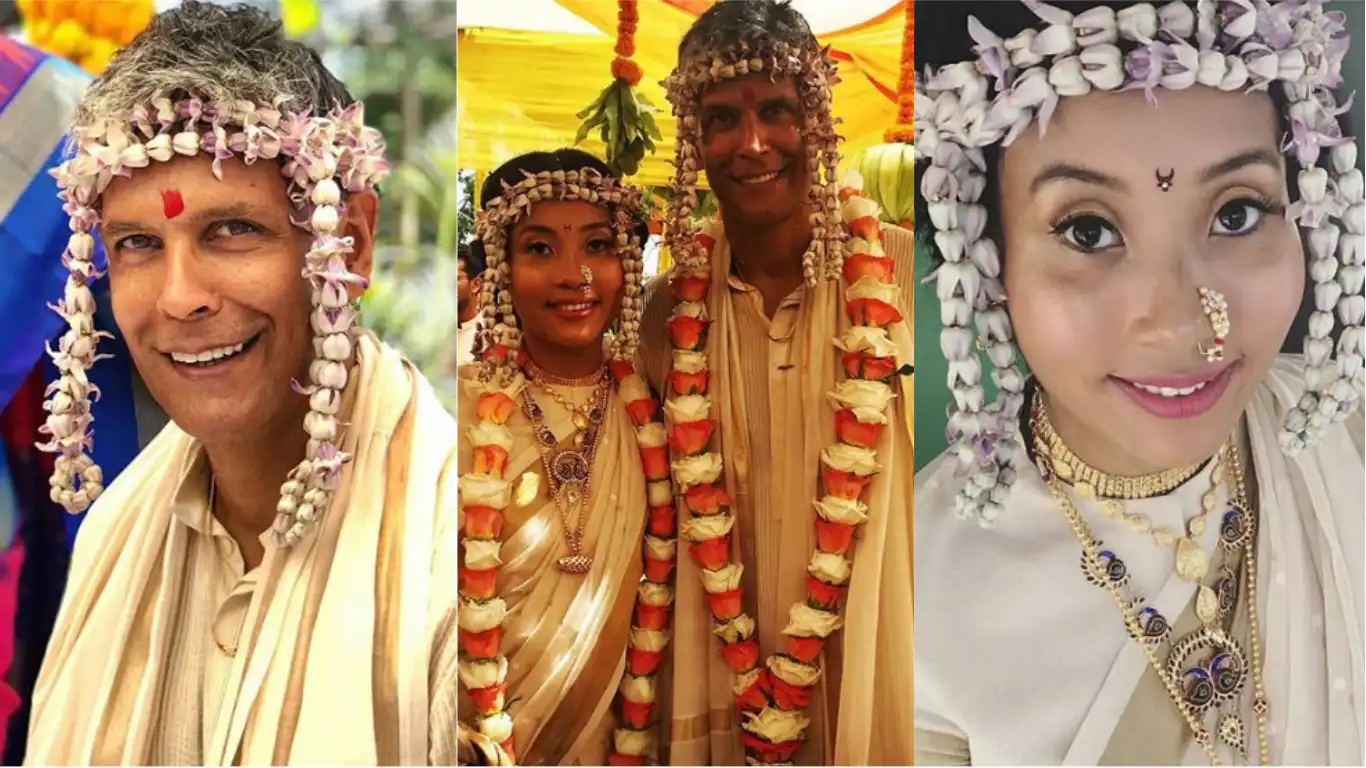 Just Married! Milind Soman And Ankita Konwar's Wedding Pictures Are Beautiful As Their Love Story