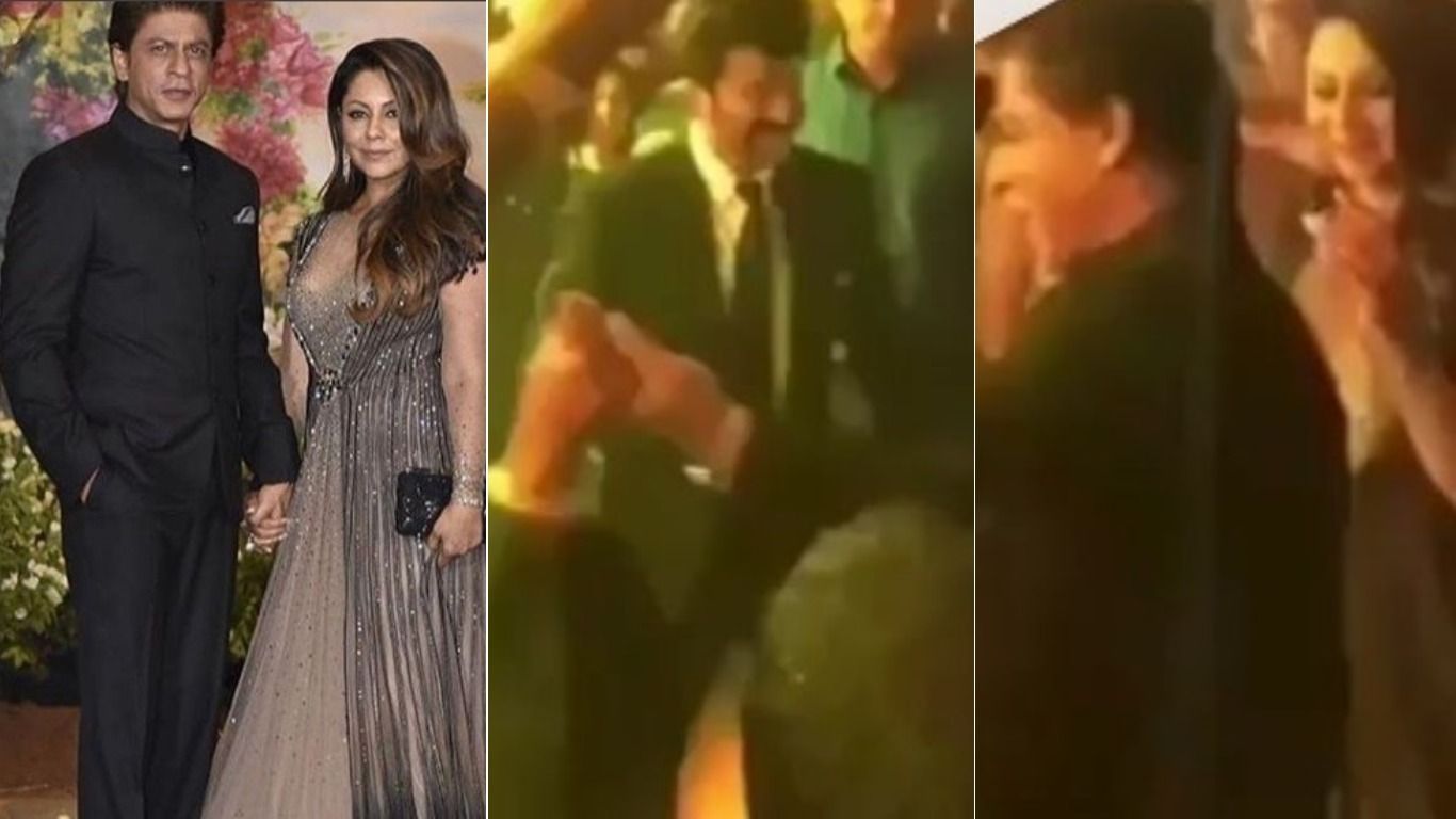 Shah Rukh Khan And Anil Kapoor Set The Dance Floor On Fire At Sonam Kapoor's Wedding Reception