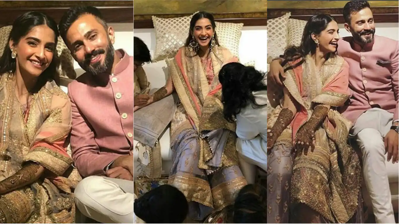Pictures Of Sonam Kapoor's Mehendi Function Is Telling Us How Epic This Wedding Is Going To Be
