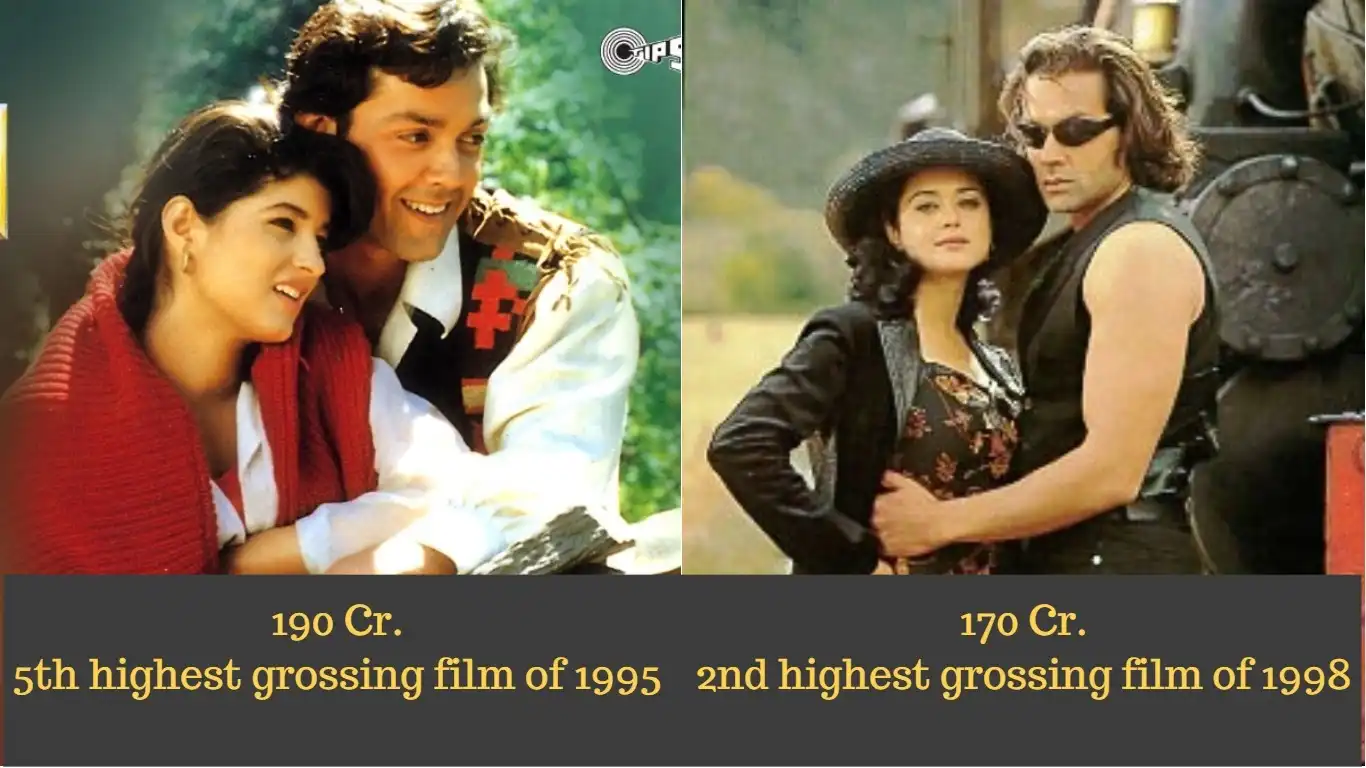 7 Highest Grossing Movies Of Bobby Deol After Adjusting For Inflation