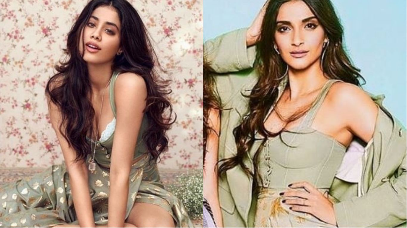 Janhvi Kapoor And Sonam Kapoor's Twinning Moment From Their Photoshoots Cannot Be Missed